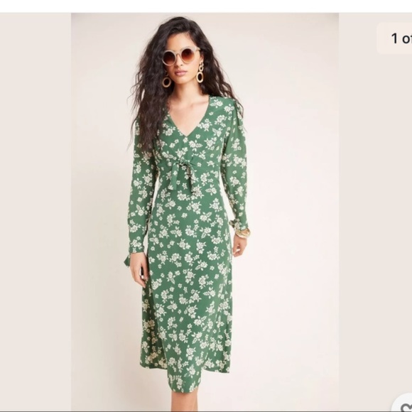 Anthropologie Dresses & Skirts - Kachel x Anthropologie Saiorse floral midi dfress